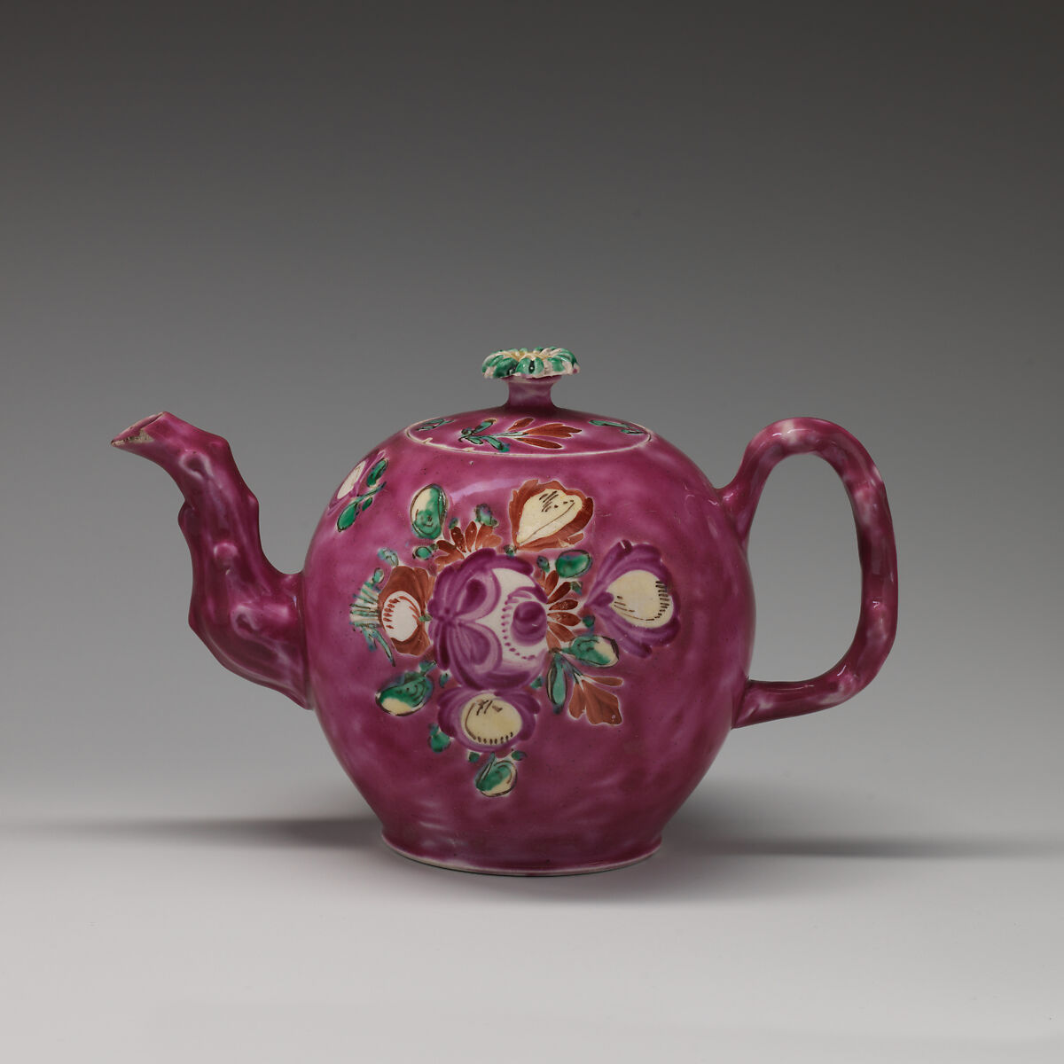 Teapot, Earthenware, British (American market) 