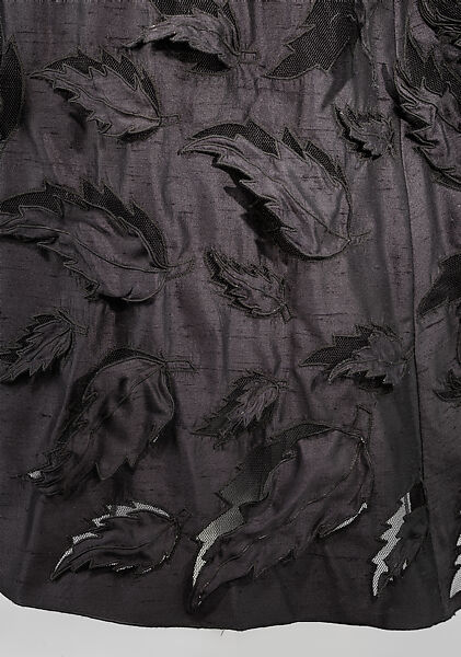 Evening dress, House of Chanel (French, founded 1910), (a) silk, (b), nylon, silk, French