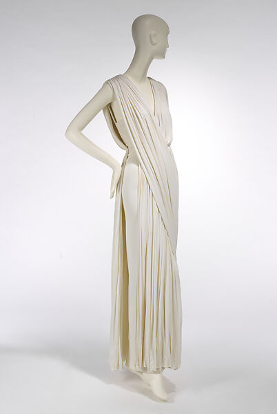 Evening dress, Madame Grès (Germaine Émilie Krebs) (French, Paris 1903–1993 Var region), silk, French