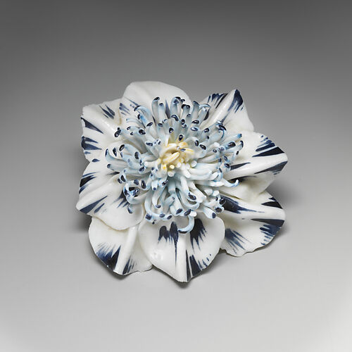 Porcelain flower (one of a set of nine) French The Metropolitan
