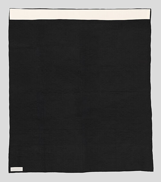 Tumbling Blocks quilt, Alma (?) Yoder (American (Kalona, Iowa)), Cotton, silk, and velvet, American