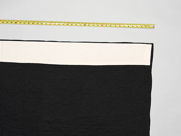 Tumbling Blocks quilt, Alma (?) Yoder (American (Kalona, Iowa)), Cotton, silk, and velvet, American