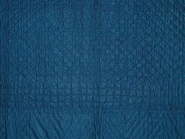 Nine-patch Postage Stamp quilt, Unknown maker, American, probably Pennsylvania, Cotton, silk, and wool, American