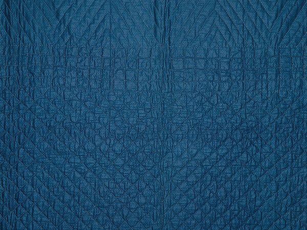 Nine-patch Postage Stamp quilt, Unknown maker, American, probably Pennsylvania, Cotton, silk, and wool, American