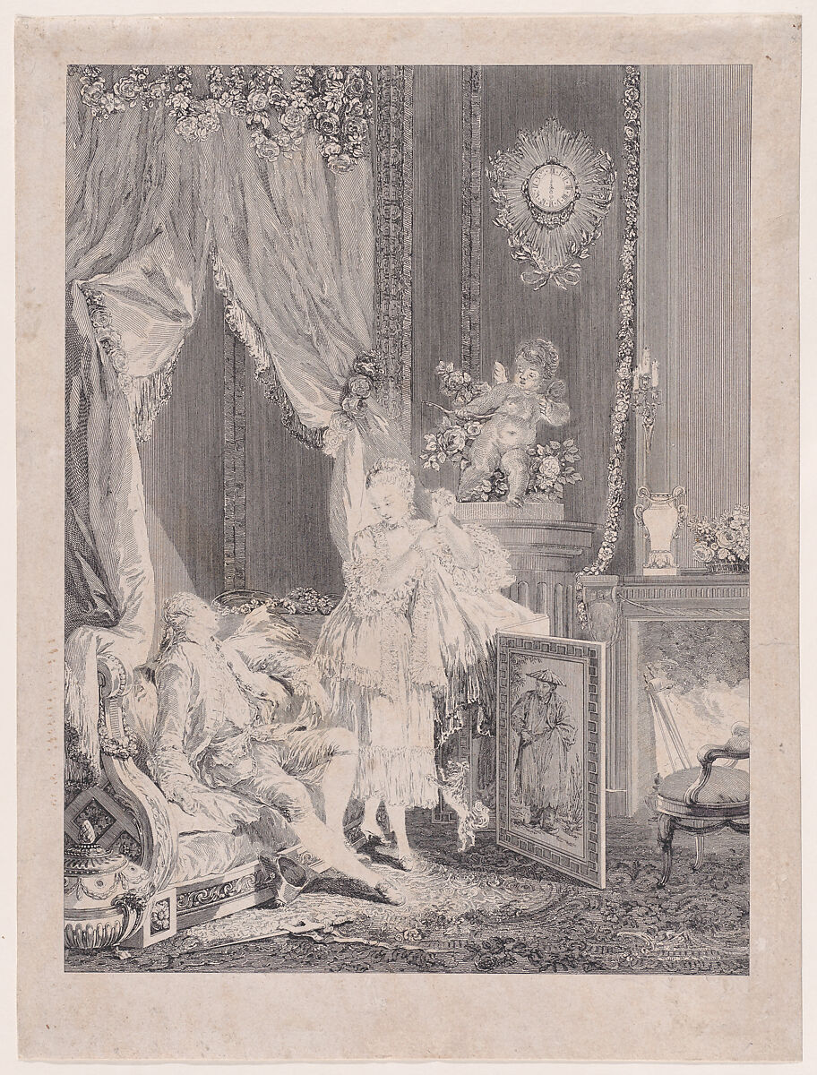 Fille Éconduite, After Pierre Antoine Baudouin (French, Paris 1723–1769 Paris), Etching 