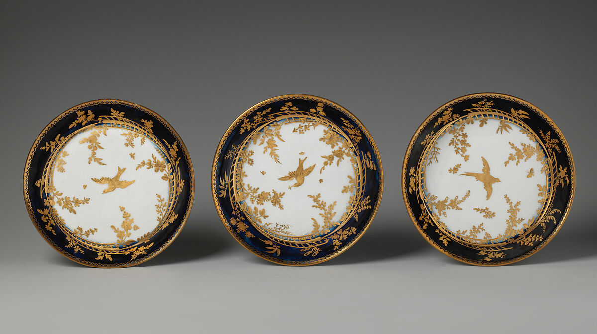 Saucer (one of 12) (part of a service), Chelsea Porcelain Manufactory (British, 1745–1784, Gold Anchor Period, 1759–69), Soft-paste porcelain, British, Chelsea 