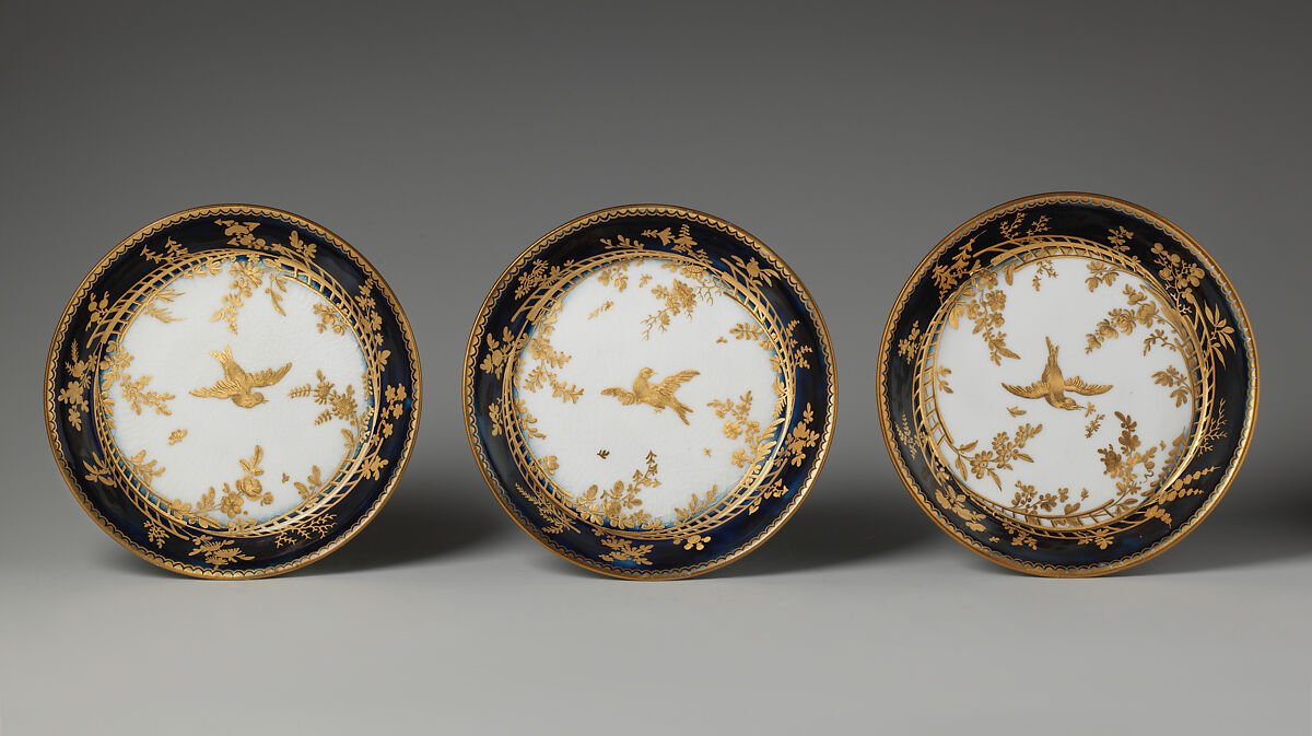 Saucer (one of 12) (part of a service), Chelsea Porcelain Manufactory (British, 1745–1784, Gold Anchor Period, 1759–69), Soft-paste porcelain, British, Chelsea