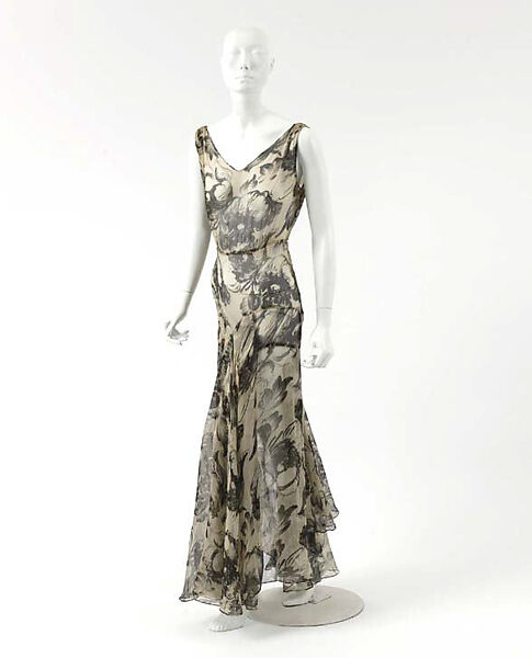 Evening dress, House of Chanel (French, founded 1910), silk, French 