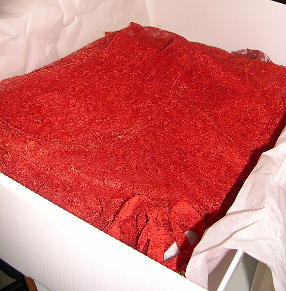 Evening ensemble, House of Chanel (French, founded 1910), cotton, silk, French