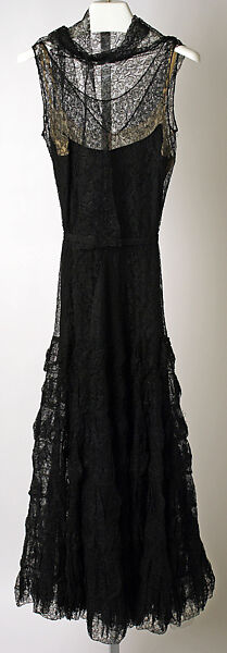 Evening ensemble, House of Chanel (French, founded 1910), silk, French