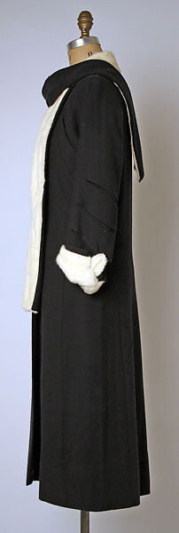 Coat, House of Chanel (French, founded 1910), wool, fur, French