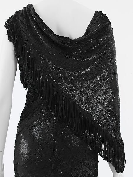 Evening ensemble, House of Chanel (French, founded 1910), silk, rayon, plastic, French