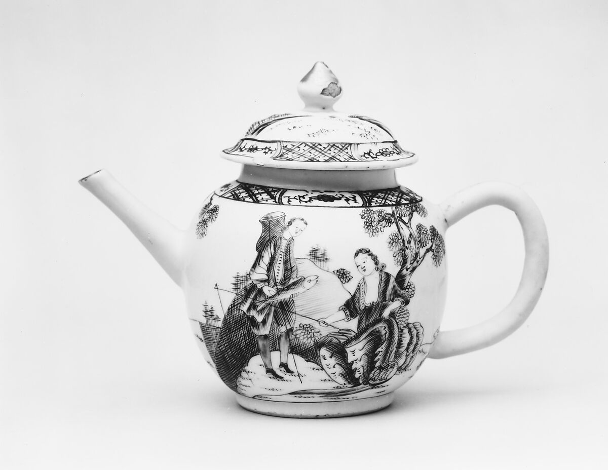 Teapot, Porcelain, Chinese 
