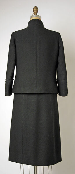 Suit, House of Chanel (French, founded 1910), (a, b) wool; (c) cotton, French