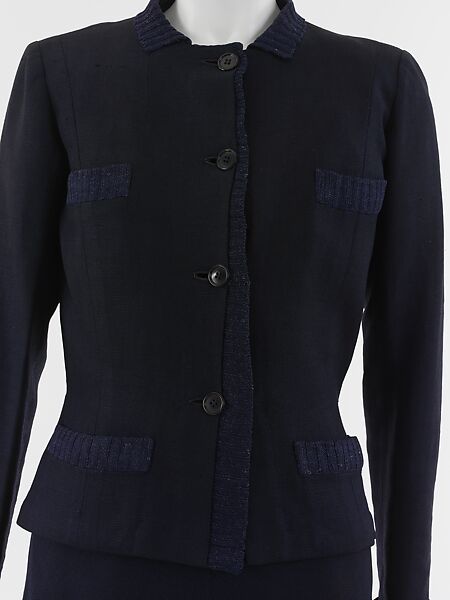 Suit, House of Chanel (French, founded 1910), linen, French