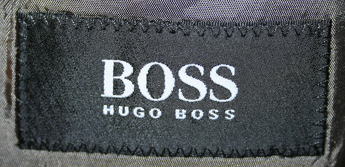 Suit, Hugo Boss (German, founded 1923), wool, German