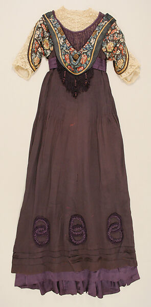Dress, Maison Margaine-Lacroix (French, active 1889–1929), silk, French