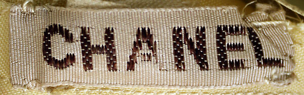 Evening dress, House of Chanel (French, founded 1910), silk, plastic (cellulose acetate), French