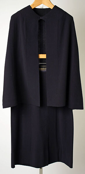 Suit, Attributed to House of Chanel (French, founded 1910), wool, French 
