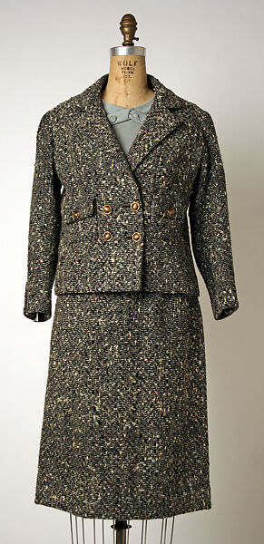 Suit, House of Chanel (French, founded 1910), wool, French 