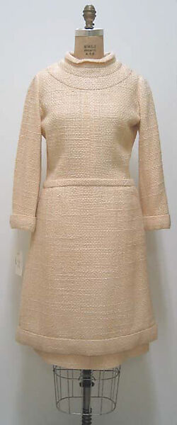 Dress, House of Chanel (French, founded 1910), wool, French 