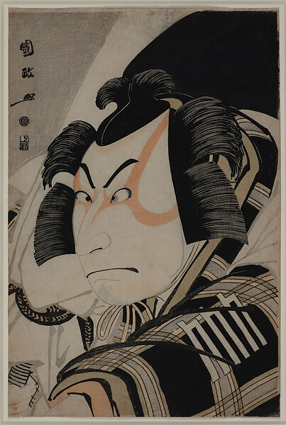 The Actor Nakamura Nakazō II as Matsuōmaru, Utagawa Kunimasa (Japanese, 1773–1810), Woodblock print (nishiki-e); ink and color on paper; vertical ōban, Japan 