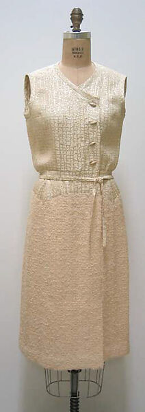 Ensemble, (a, b) House of Chanel (French, founded 1910), (a, b) wool, silk, metallic thread; (c,d) silk, metallic thread, French