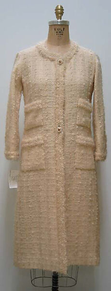 Coat, House of Chanel (French, founded 1910), wool, French 