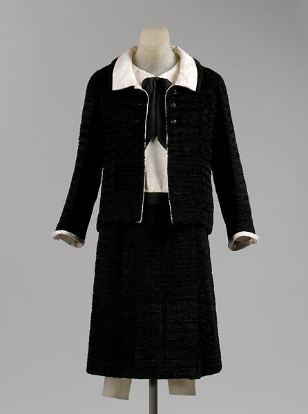 Cocktail ensemble, House of Chanel (French, founded 1910), silk, polyester, nylon, French 