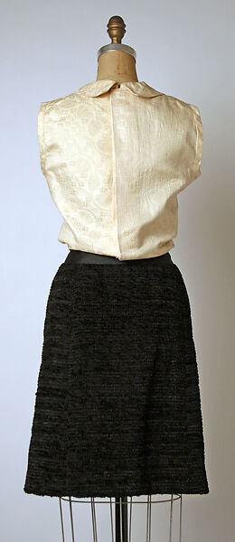 Cocktail ensemble, House of Chanel (French, founded 1910), silk, polyester, nylon, French