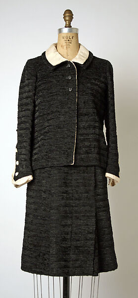 Cocktail ensemble, House of Chanel (French, founded 1910), silk, polyester, nylon, French