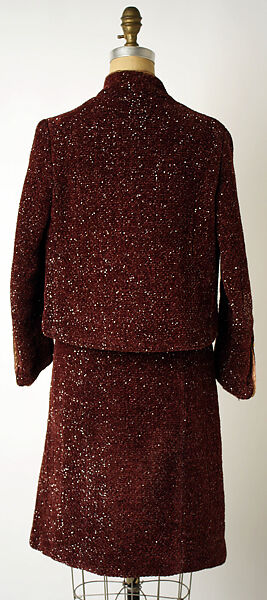 Cocktail ensemble, House of Chanel (French, founded 1910), metallic, French