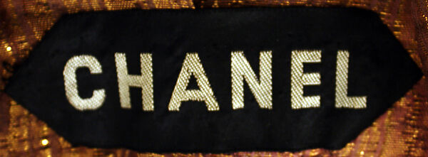 Cocktail ensemble, House of Chanel (French, founded 1910), metallic, French