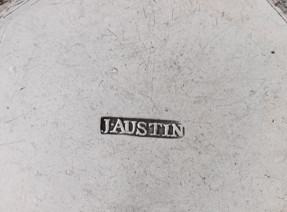 Teapot, Josiah Austin (1719/20–ca. 1780), Silver, American