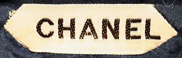 Suit, House of Chanel (French, founded 1910), wool, silk
c) silk
d,e) metal, French