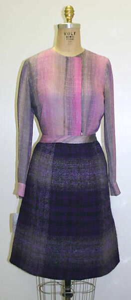 Suit, House of Chanel (French, founded 1910), (a, b) wool; (c) silk, French