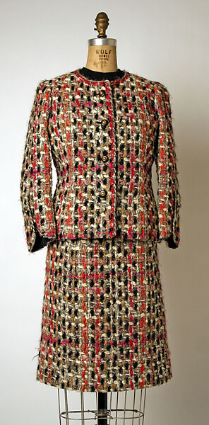 Suit, House of Chanel (French, founded 1910), wool, French 