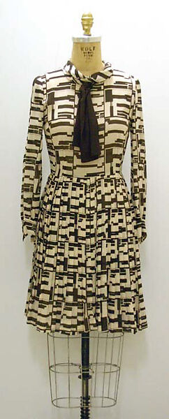 Dress, House of Chanel (French, founded 1910), silk, French 