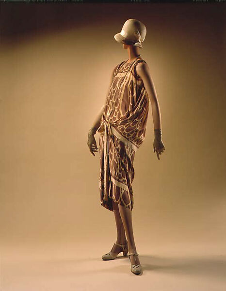 Dress, Wiener Werkstätte, silk, Austrian