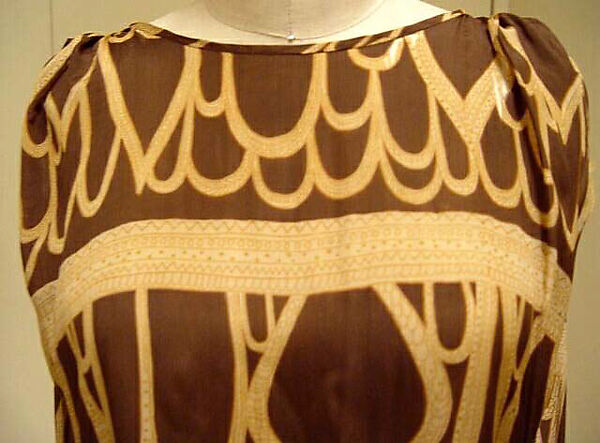 Dress, Wiener Werkstätte, silk, Austrian