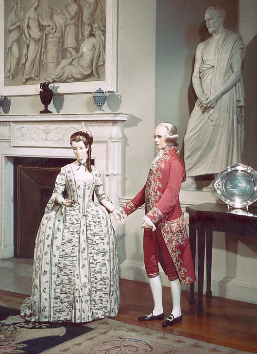 Robe à la française, silk, French