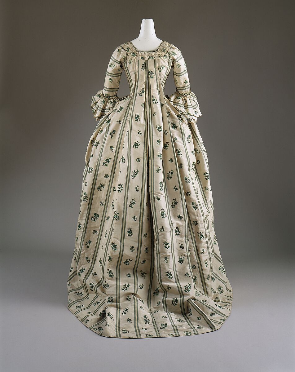 Robe à la française, silk, French