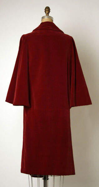 Evening coat, House of Chanel (French, founded 1910), cotton, French