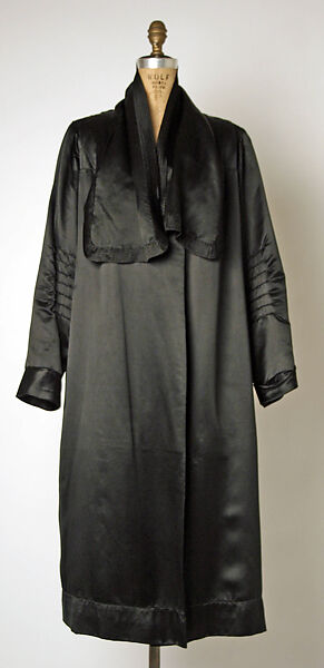 Evening coat, House of Chanel (French, founded 1910), silk, French 