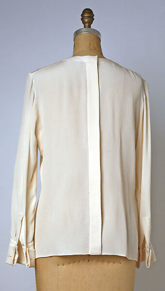 Blouse, House of Chanel (French, founded 1910), silk, French