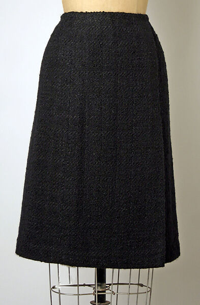 Ensemble, House of Chanel (French, founded 1910), wool, metal, plastic, French