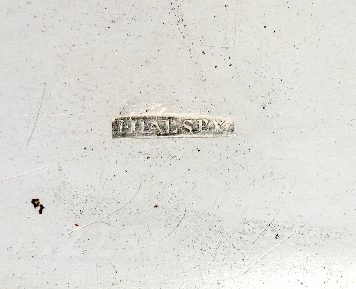 Teapot, Jabez Halsey (1762–1820), Silver, American