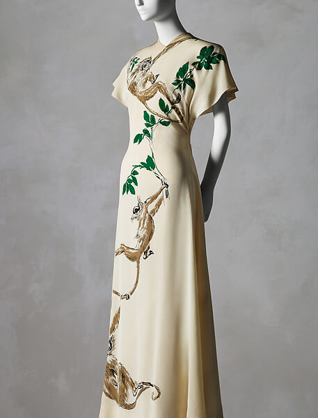 Dress, Gilbert Adrian (American, Naugatuck, Connecticut 1903–1959 Hollywood, California), rayon, American