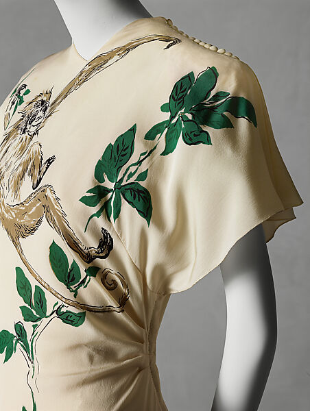 Dress, Gilbert Adrian (American, Naugatuck, Connecticut 1903–1959 Hollywood, California), rayon, American