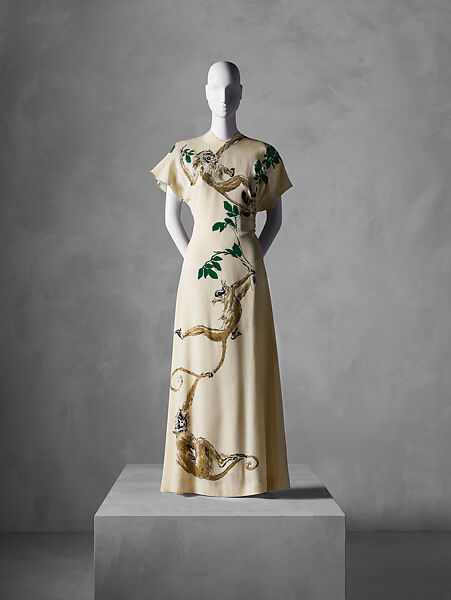 Dress, Gilbert Adrian (American, Naugatuck, Connecticut 1903–1959 Hollywood, California), rayon, American 